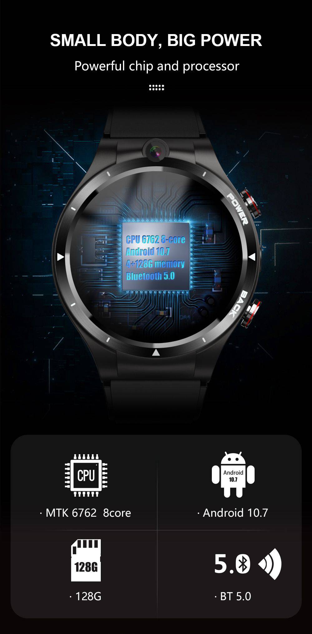 ساعت هوشمند مدل Lemfo lem15